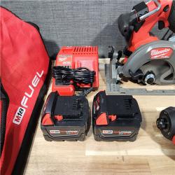HOUSTON LOCATION - AS-IS Milwaukee 6 Tool Combo Kit W/ (2) Battery & Charger