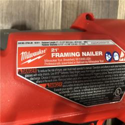 AS-IS Milwaukee FUEL 3-1/2 in. 18-Volt 21-Degree Lithium-Ion Brushless Cordless Framing Nailer (Tool-Only)