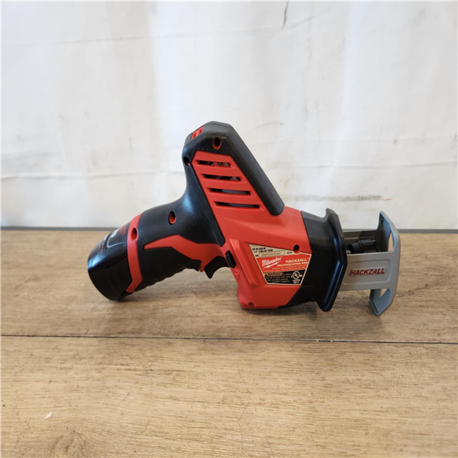 AS-IS- Milwaukee  12V Lithium-Ion HACKZALL Cordless Reciprocating Saw Kit