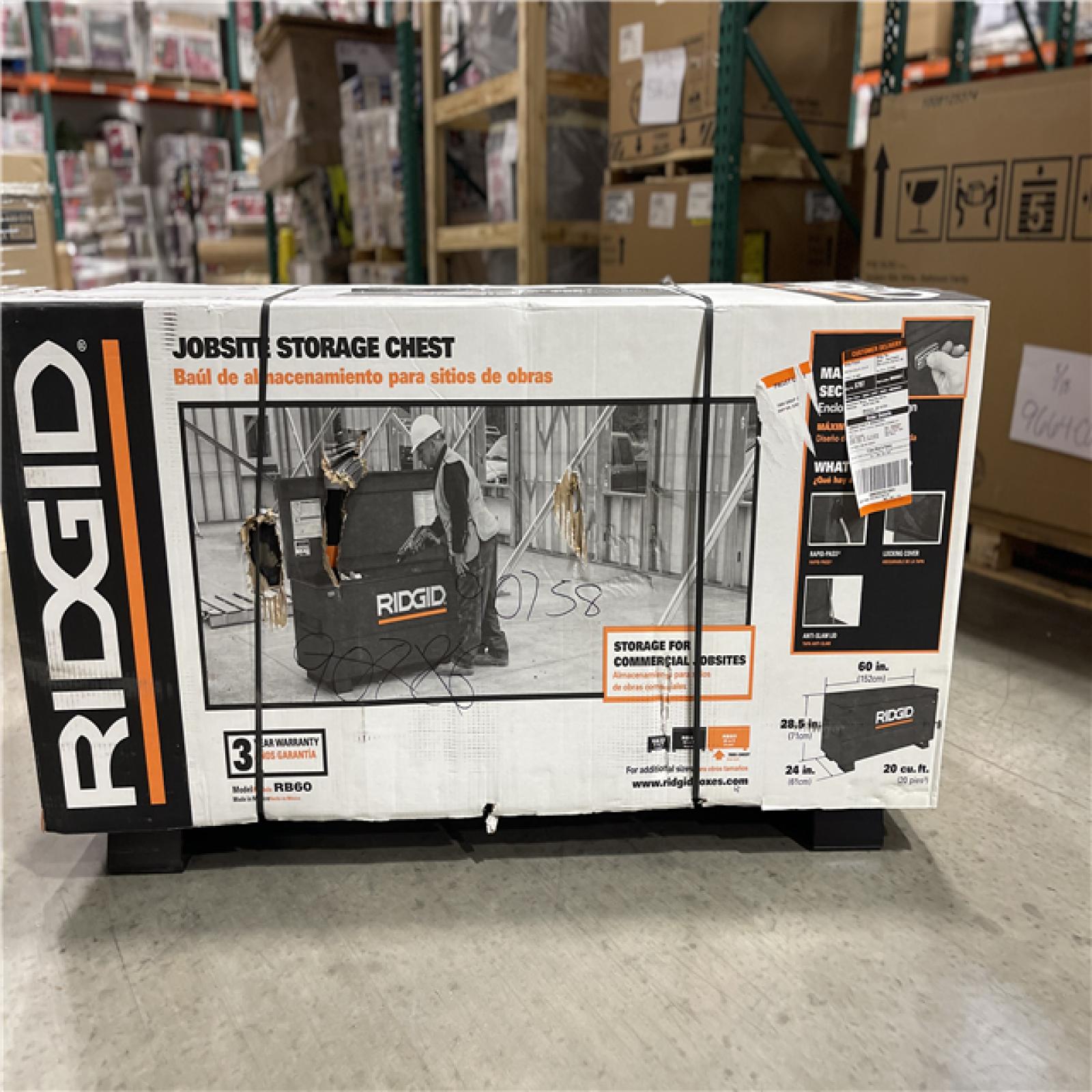 DALLAS LOCATION - RIDGID 60 in. x 24 in. Universal Storage Chest