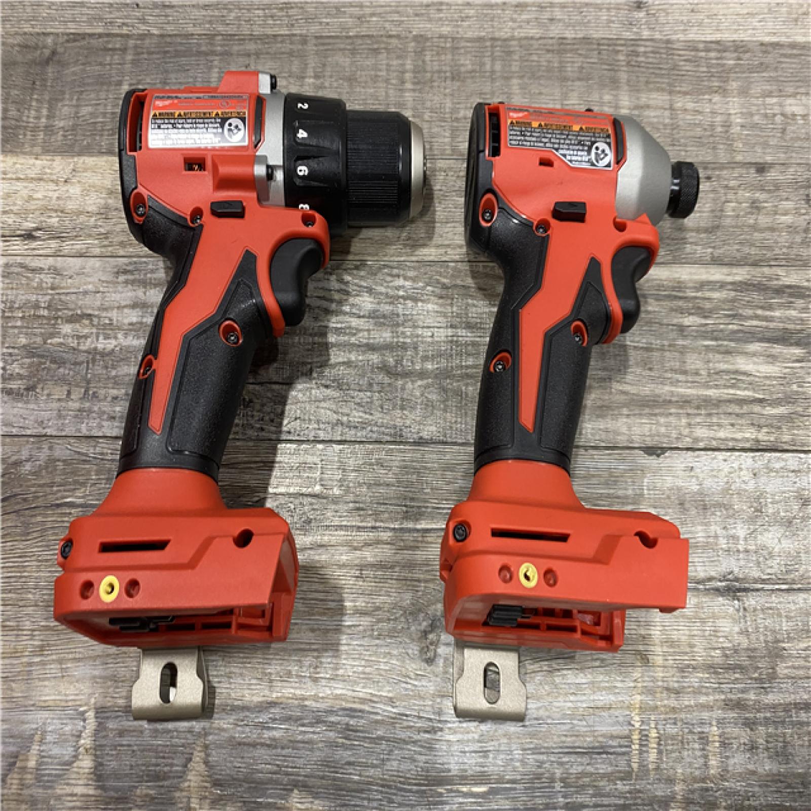 AS-IS Milwaukee 18V Lithium-Ion Brushless Cordless Compact Drill/Impact Combo Kit