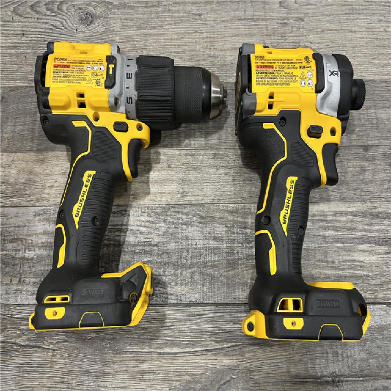 AS-IS DEWALT 20V XR Lithium-Ion Cordless 2-Tool Combo Kit