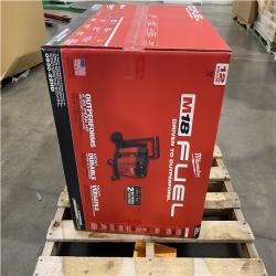 Dallas Location - NEW-  Milwaukee M18 FUEL 12 Gallon Cordless DUAL-BATTERY Wet/Dry Vac Kit W/12.0 Ah Battery  Charger  Filter  Hose  and Accessories