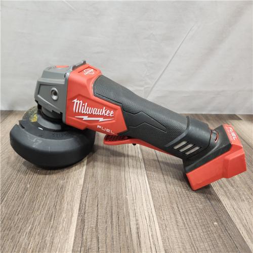 AS-IS- Milwaukee M18 FUEL 18V Lithium-Ion Brushless Cordless 4-1/2 in./5 in. Grinder with Variable Speed & Paddle Switch (Tool-Only)