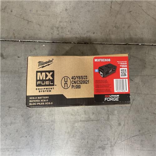 DALLAS LOCATION- NEW- MILWAUKEE MX FUEL REDLITHIUM FORGE XC8.0 Battery Pack
