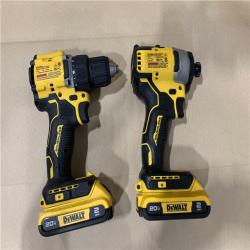 Excellent - DEWALT ATOMIC 20-Volt MAX Lithium-Ion Cordless Combo Kit (2-Tool) with (2) 2.0Ah Batteries  Charger and Bag