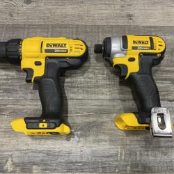 AS-IS DEWALT 20V MAX Cordless Drill/Impact 2 Tool Combo Kit