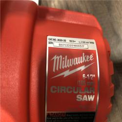 AS-IS Milwaukee  18V Lithium-Ion Cordless 6-1/2 in. Circular Saw (Tool-Only)