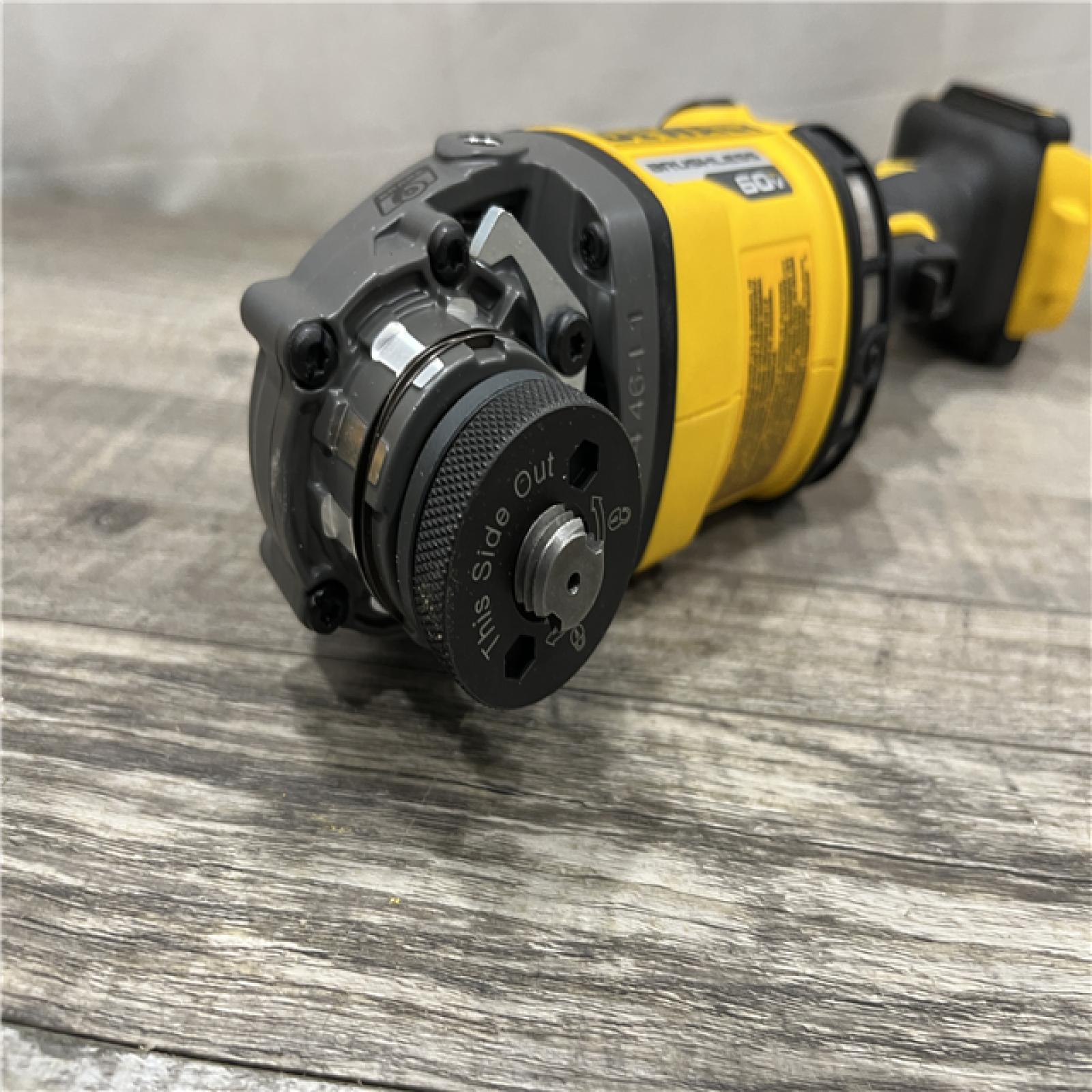 AS-IS DEWALT FLEXVOLT 60V MAX Cordless Brushless 4.5 in. to 6 in. Small Angle Grinder with Kickback Brake (Tool Only)