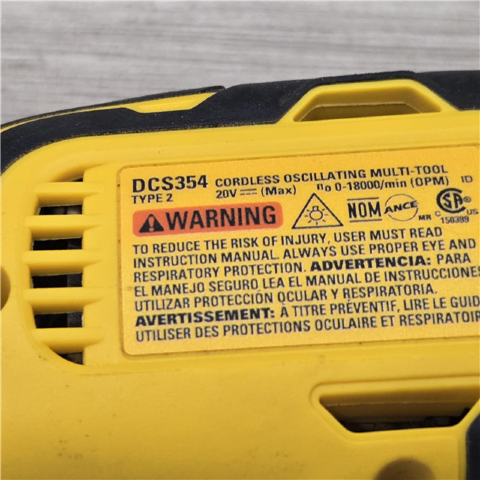 AS-IS DEWALT ATOMIC 20V MAX Cordless Oscillating Multi Tool (Tool Only)