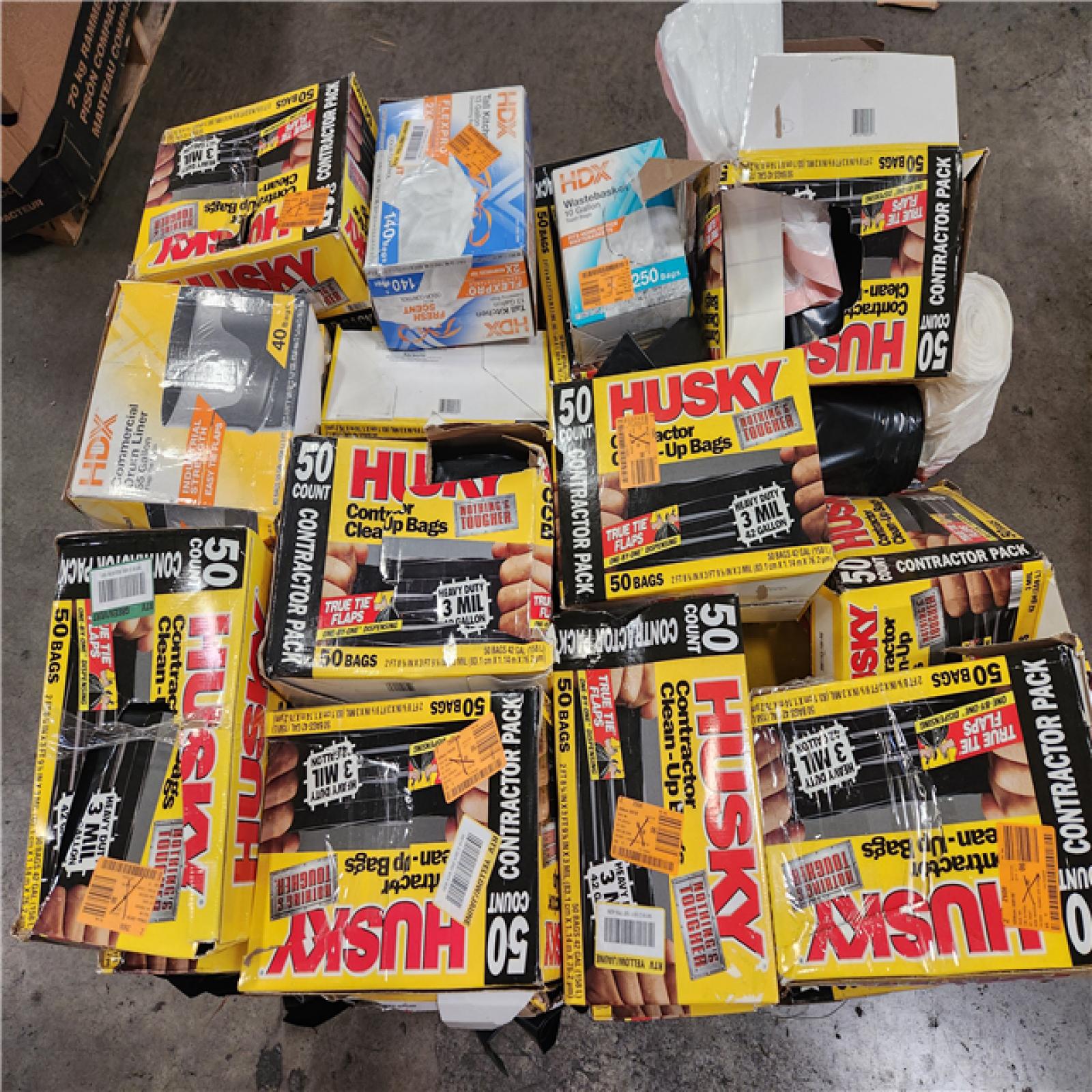 Phoenix AS-IS Mixed Trash Bags Pallet (48 Bags)