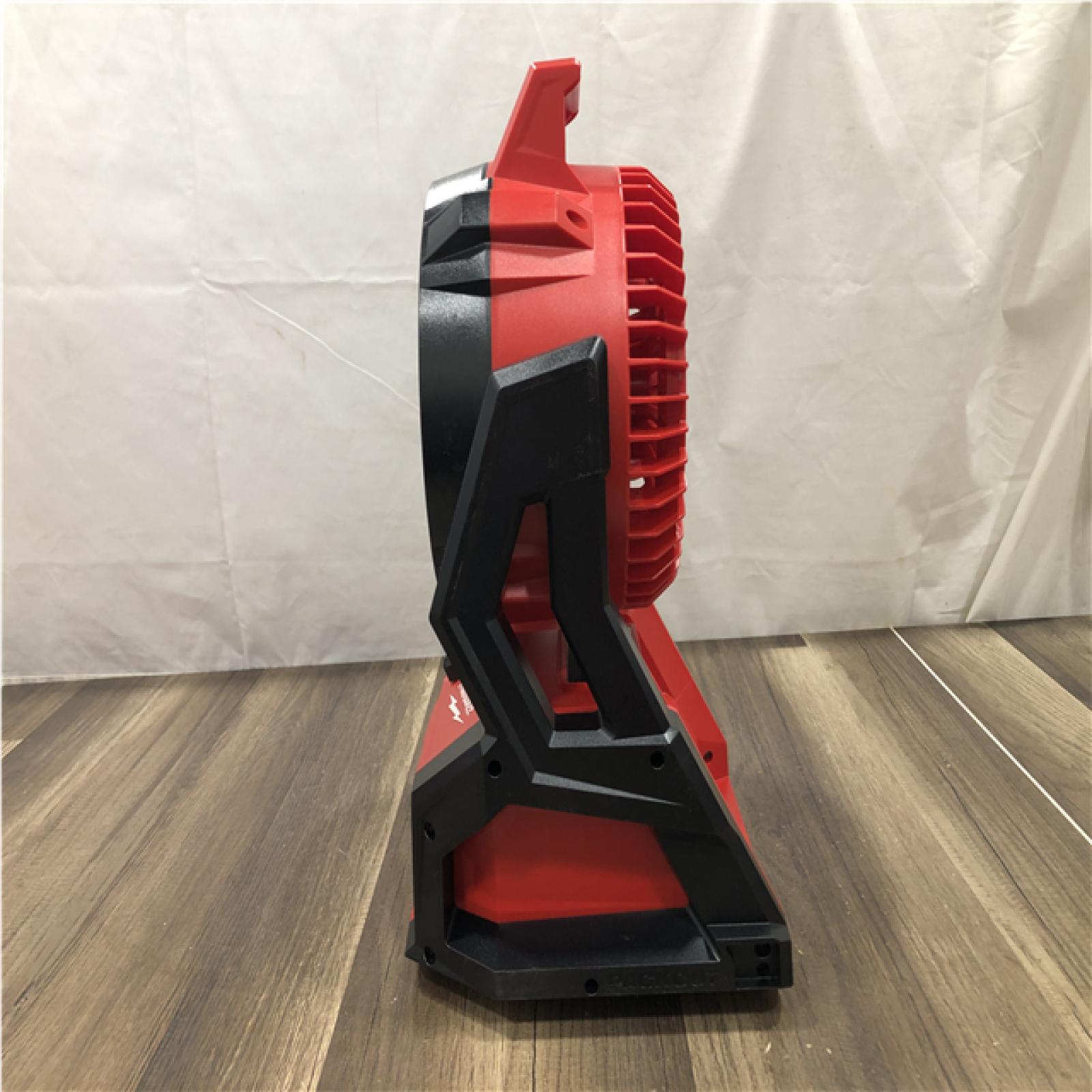AS-IS Milwaukee 18-Volt Lithium-Ion Brushless Cordless PACKOUT Jobsite Fan (Tool-Only)