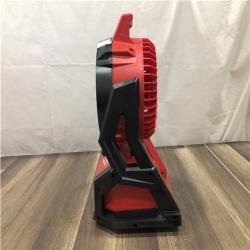 AS-IS Milwaukee 18-Volt Lithium-Ion Brushless Cordless PACKOUT Jobsite Fan (Tool-Only)