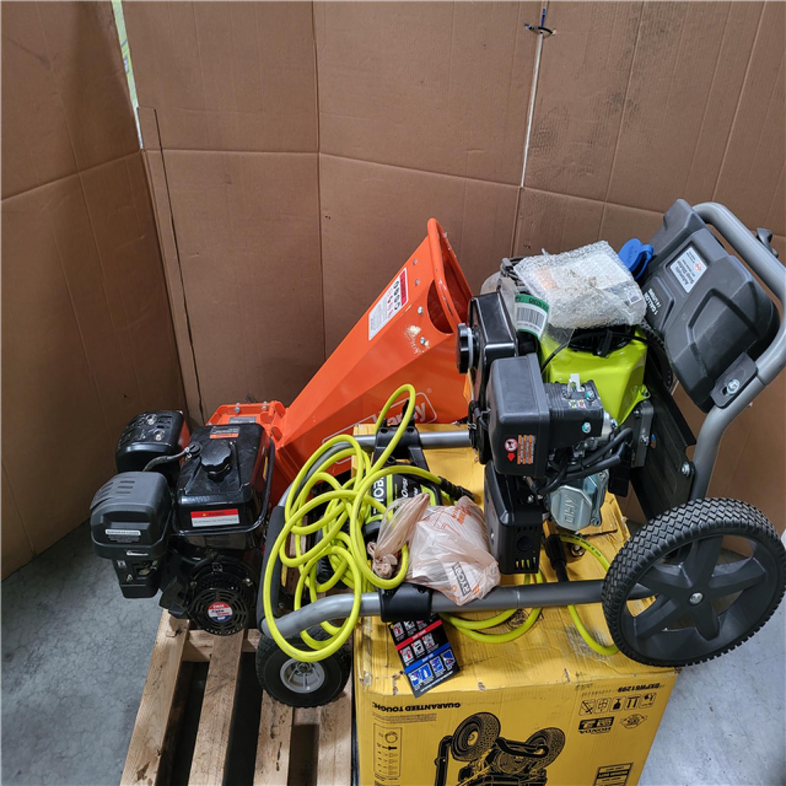 CALIFORNIA AS-IS OUTDOOR POWER EQUIPMENT