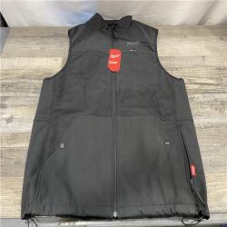 AS-IS Milwaukee Men's X-Large 12-Volt Lithium-Ion Cordless Axis Black Heated Vest Kit