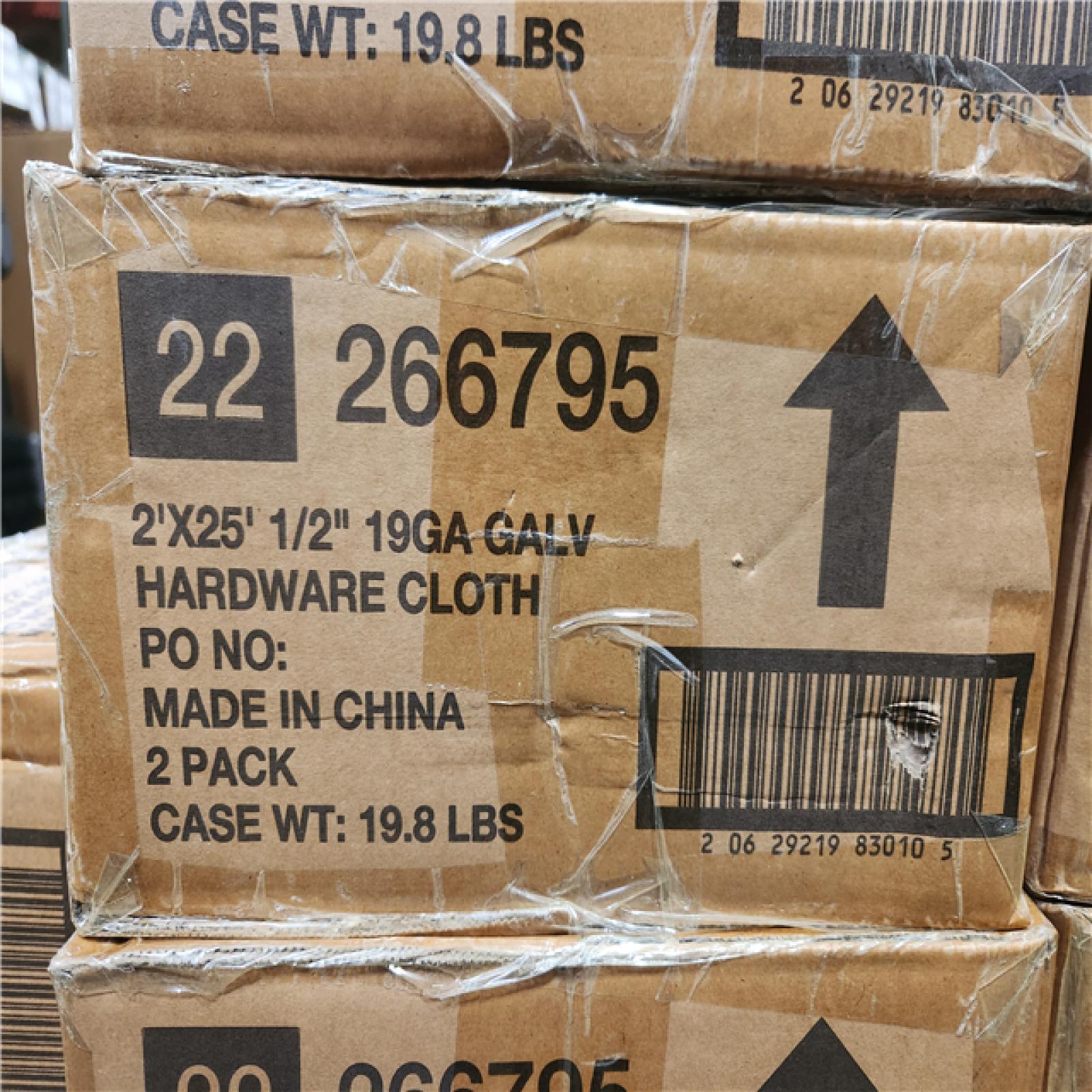 Phoenix Location Everbilt Galvanized Steel 1/2 in. Mesh 2 ft. x 25 ft. 19-Gauge Hardware Cloth Pallet (39 Total)