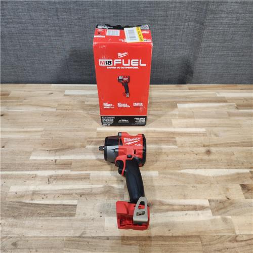 HOUSTON LOCATION - AS-IS Milwaukee FUEL GEN-2 18V Lithium-Ion Mid Torque Brushless Cordless 3/8 in. Impact Wrench with Friction Ring (Tool-Only)