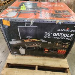 Phoenix AS-IS Blackstone 4-Burner Liquid Propane Outdoor Griddle with Hood in Black
