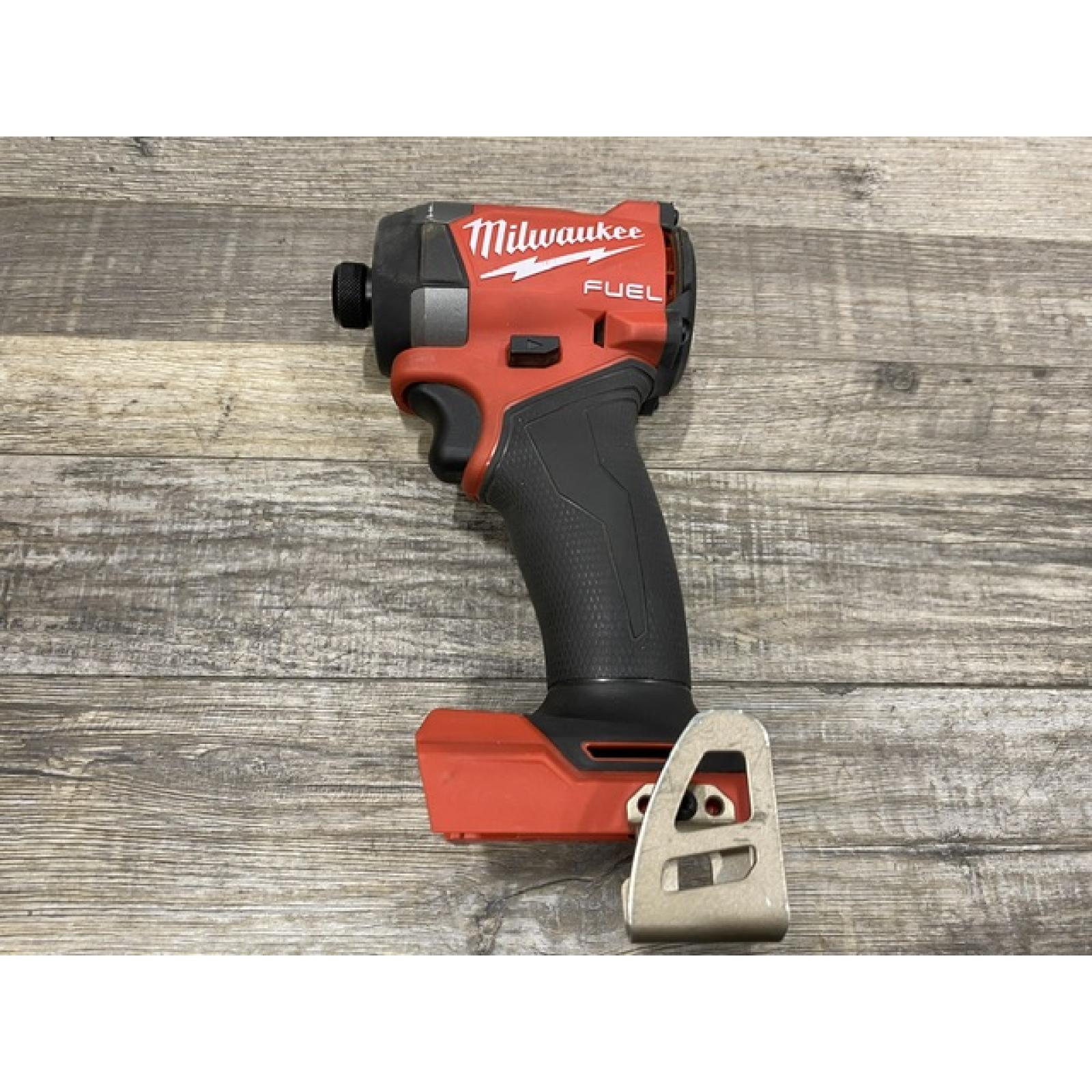 AS-IS Milwaukee FUEL 18V Lithium-Ion Brushless Cordless 1/4 in. Hex Impact Driver Kit