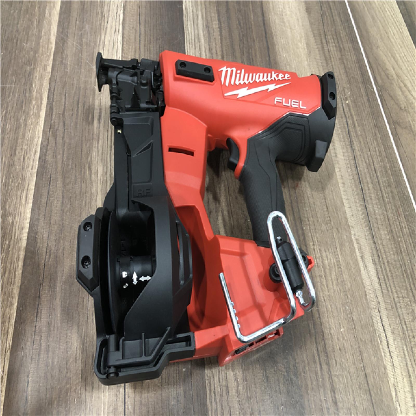 AS-IS Milwaukee FUEL 18-Volt Lithium-Ion Brushless Cordless Coil Roofing Nailer (Tool Only)