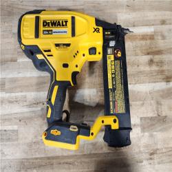 HOUSTON LOCATION - AS-IS DEWALT 20V MAX XR Lithium-Ion Electric Cordless 18-Gauge Brad Nailer (Tool Only)