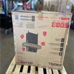 DALLAS LOCATION - Nexgrill Gourmet Pro 5-Burner Propane Gas Grill with Side Burner and Griddle Max Insert in Black