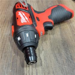 AS-IS Milwaukee 2401-22 - M12 12V Cordless Screwdriver Kit