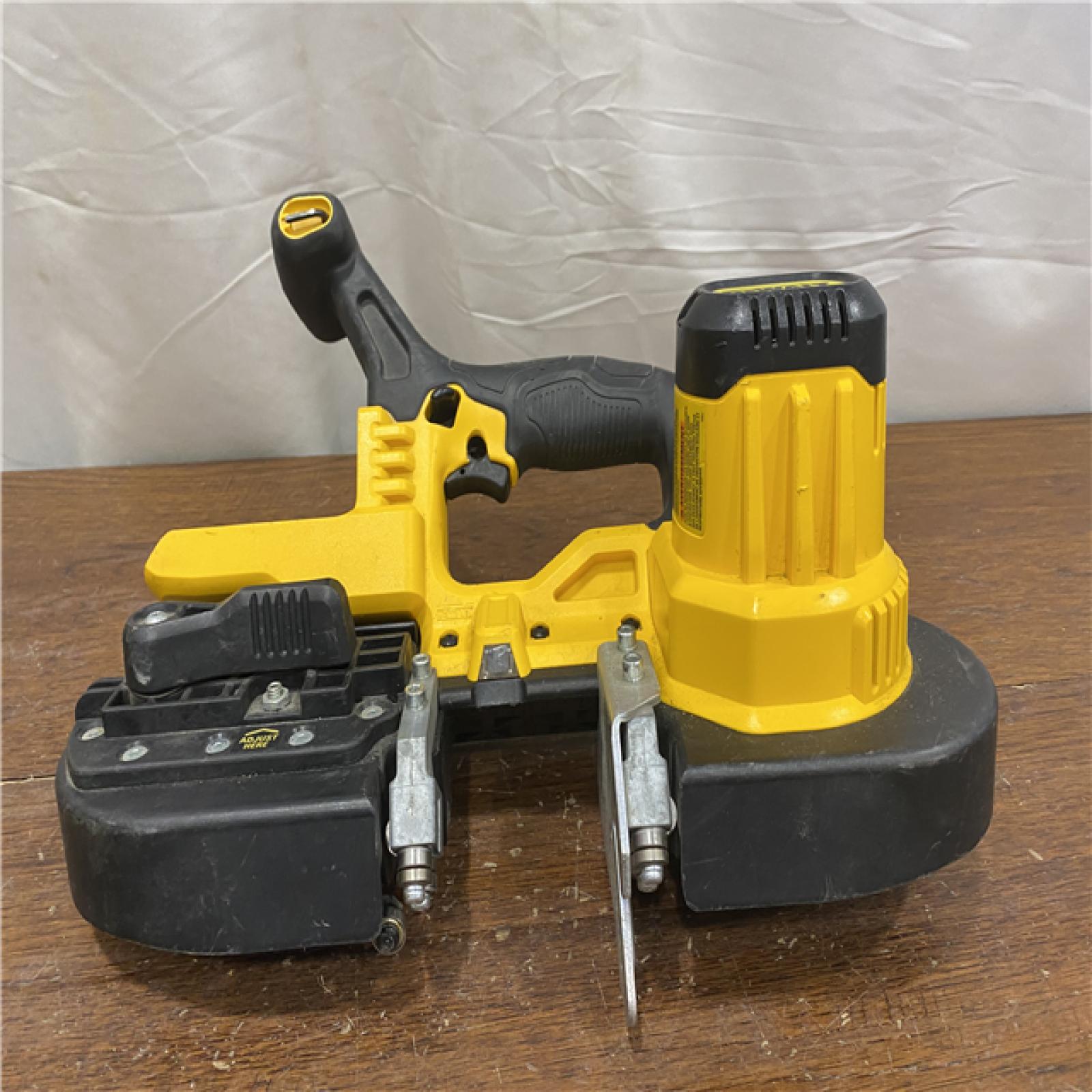 AS-IS DEWALT 20-Volt MAX 3-3/8 in. Cordless Brushless Bandsaw (Tool-Only)