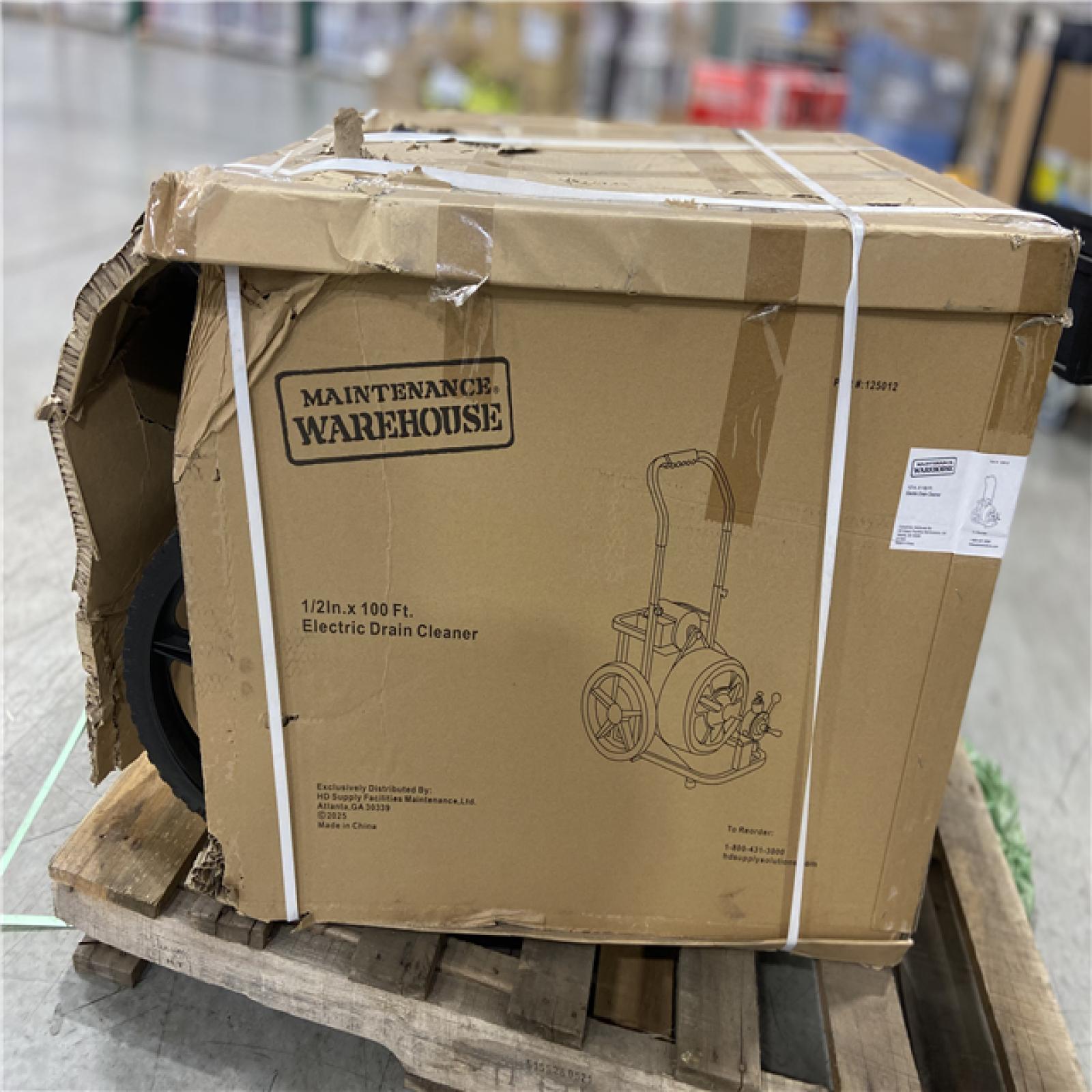 DALLAS LOCATION - Maintenance Warehouse® 1/2 In. X 100 Ft. Electric Drain Cleaner