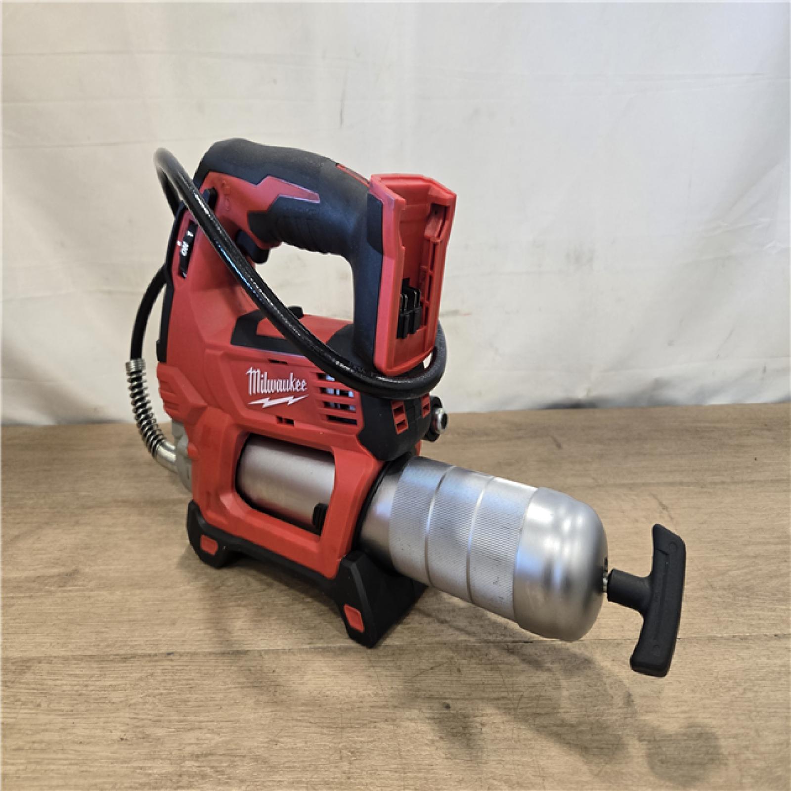 AS-IS Milwaukee 18V Lithium-Ion Cordless Grease Gun 2-Speed (Tool-Only)