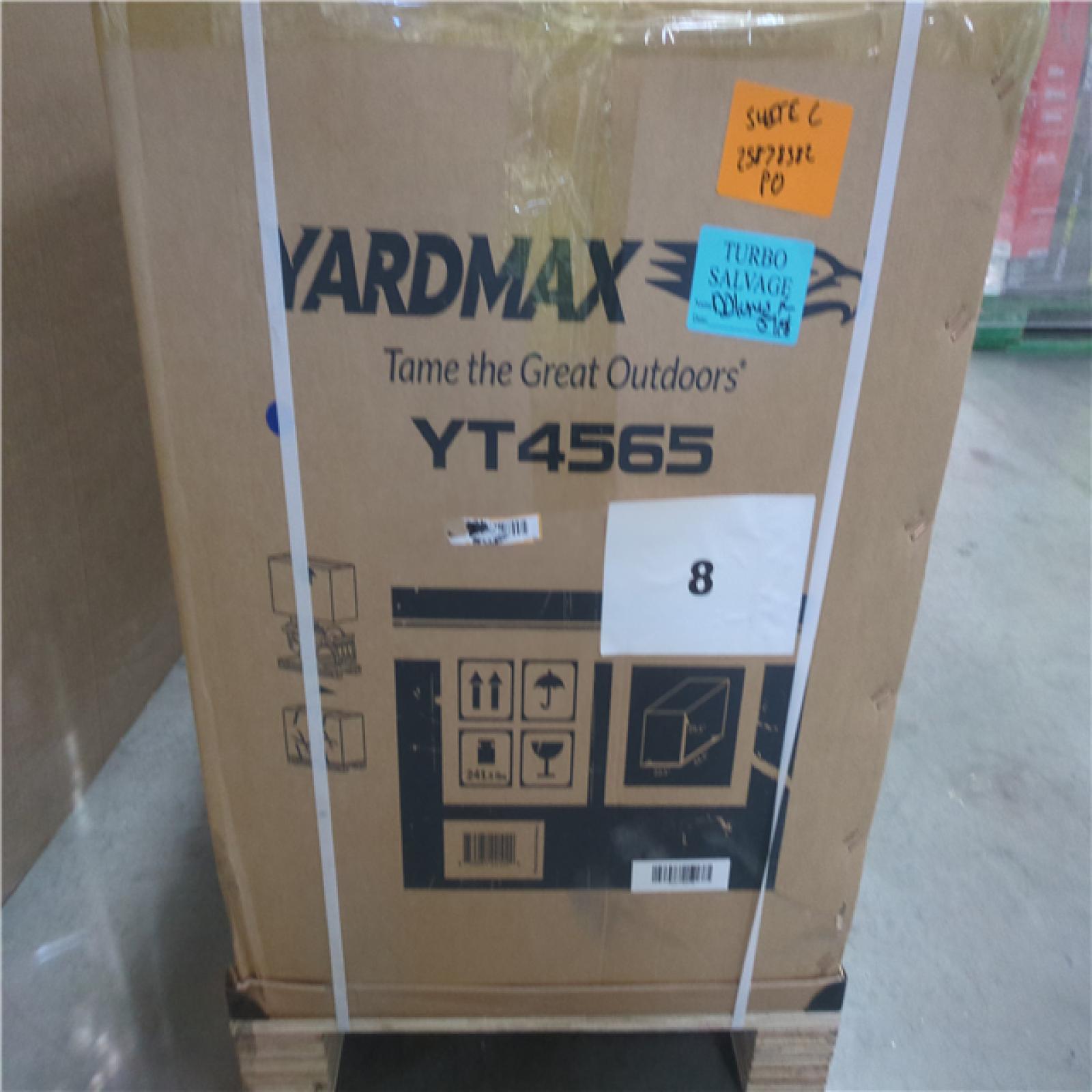 CALIFORNIA AS-IS YARDMAX DUAL ROTATING REAR TINE TILLER