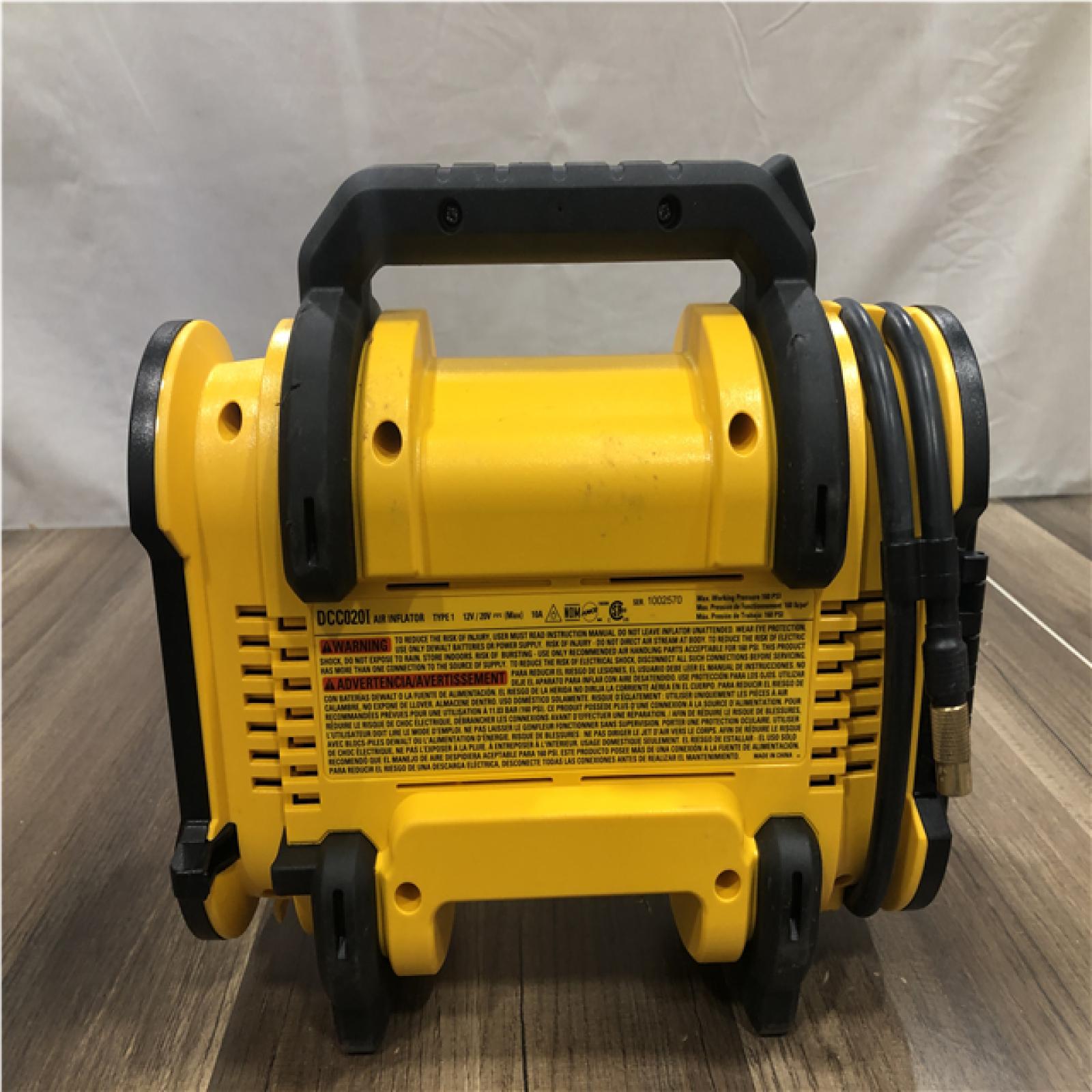 AS-IS DEWALT 20V MAX Cordless Electric Portable Inflator (Tool Only)