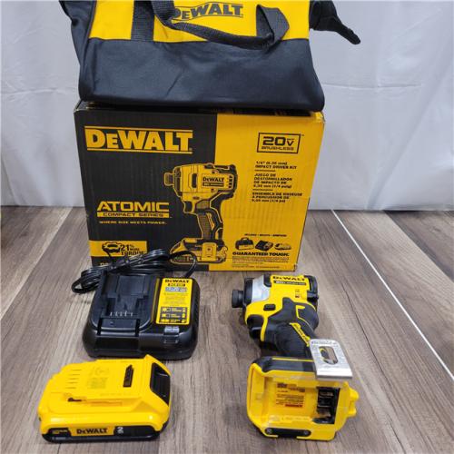 AS-IS DEWALT ATOMIC 20V MAX* Brushless Cordless Compact 1/4 in. Impact Driver Kit
