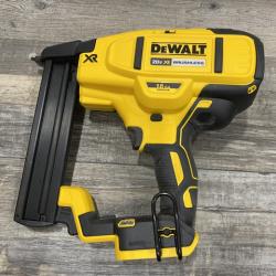 AS-IS DEWALT 20V MAX XR Lithium-Ion Cordless 18-Gauge Narrow Crown Stapler Kit