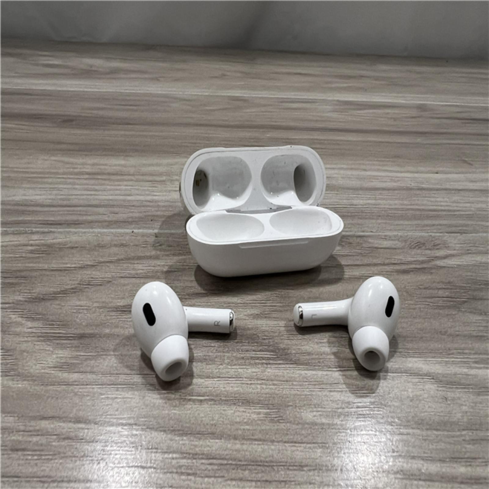 AS-IS Apple AirPods Pro (2nd Generation) with the USB-C MagSafe Charging Case