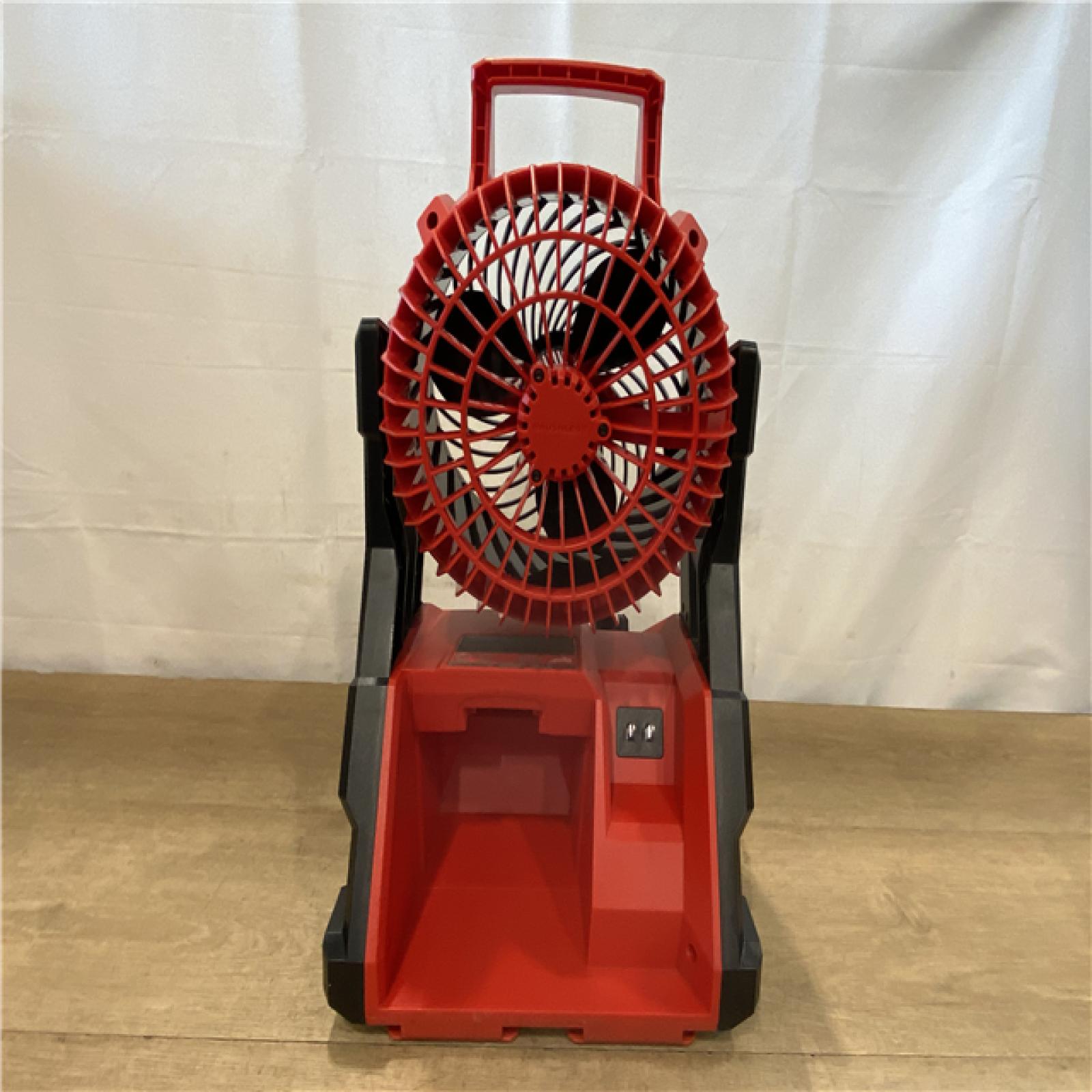 AS-IS Milwaukee 18-Volt Lithium-Ion Brushless Cordless PACKOUT Jobsite Fan (Tool-Only)