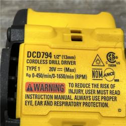 AS-IS DEWALT Atomic 20V Lithium-Ion Cordless Compact 1/2 in. Drill/Driver Kit