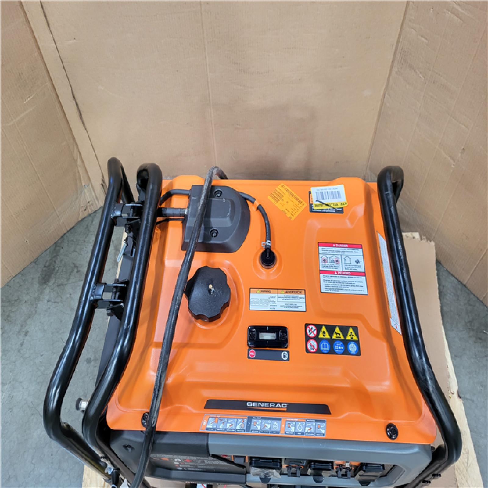 CALIFORNIA AS-IS GENERAC 9500-Watt Electric Start Tri Fuel Portable Generator