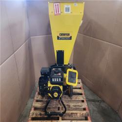 Phoenix Champion Power Equipment 3 in. Dia 224 cc 2-in-1 Upright Gas Powered Wood Chipper Shredder