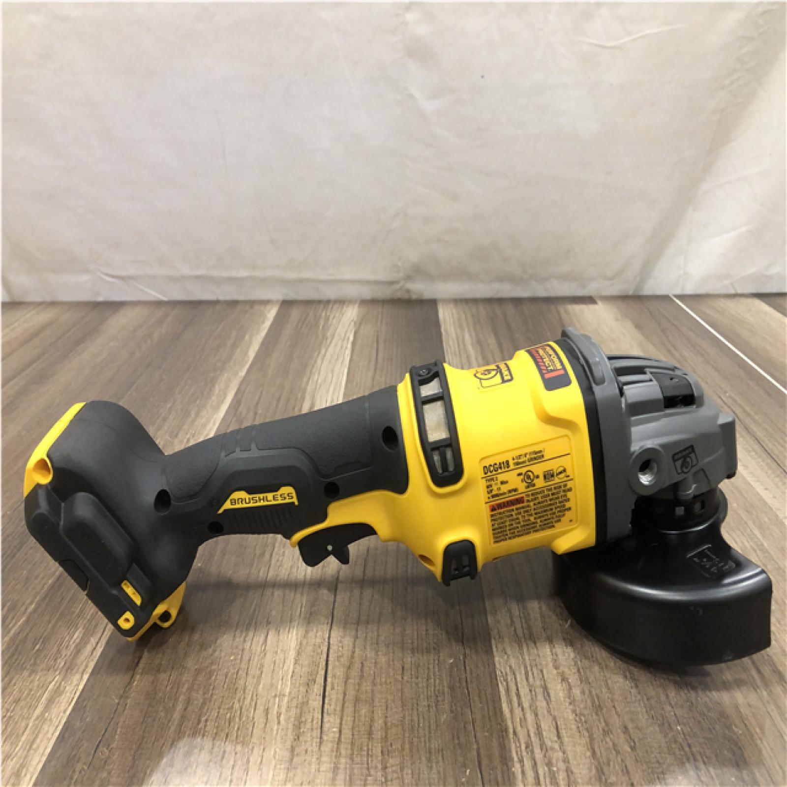 AS-IS DEWALT FLEXVOLT 60V MAX Cordless Brushless 4.5 in. to 6 in. Small Angle Grinder with Kickback Brake (Tool Only)