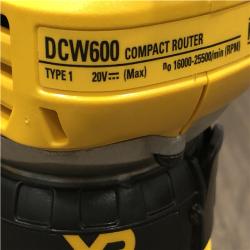 AS-IS DEWALT 20V MAX XR Cordless Brushless Fixed Base Compact Router (Tool Only)