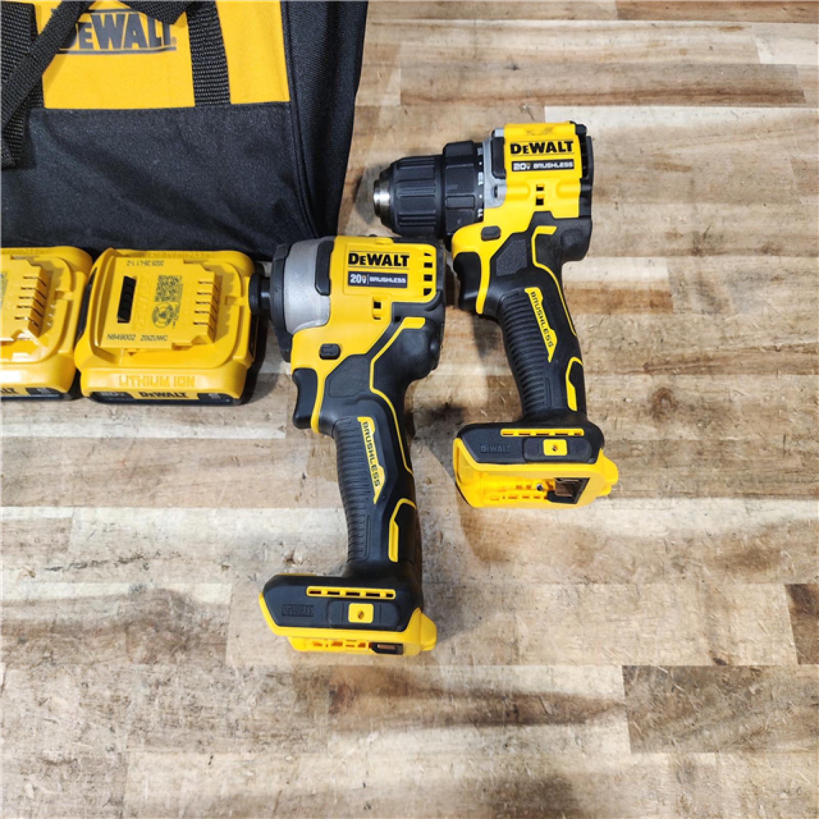 HOUSTON LOCATION - AS - IS DEWALT ATOMIC 20-Volt MAX Lithium-Ion Cordless Combo Kit