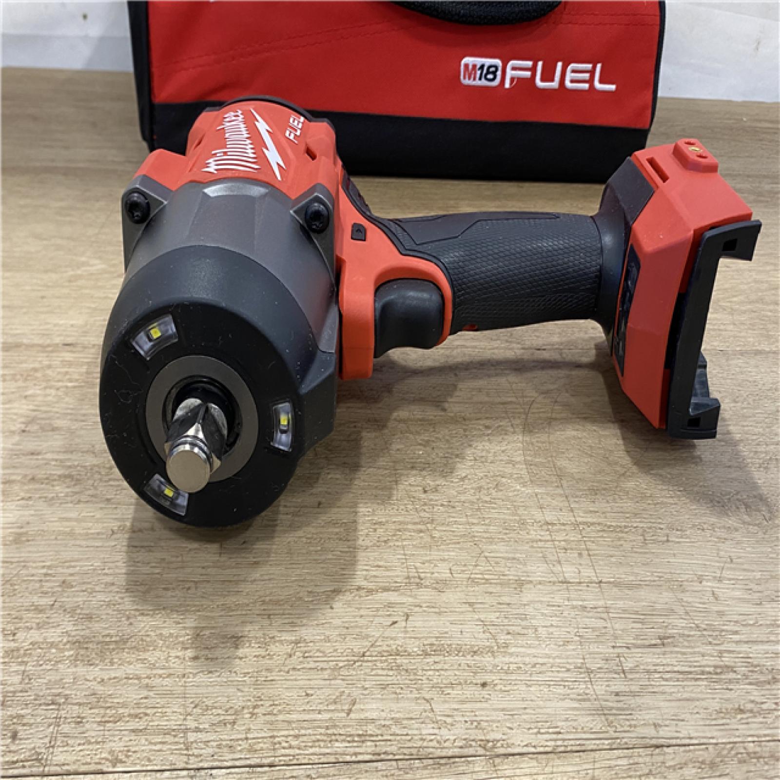 AS-IS Milwaukee FUEL 18V Lithium-Ion Brushless Cordless 1/2 in. Impact Wrench w/Friction Ring Kit