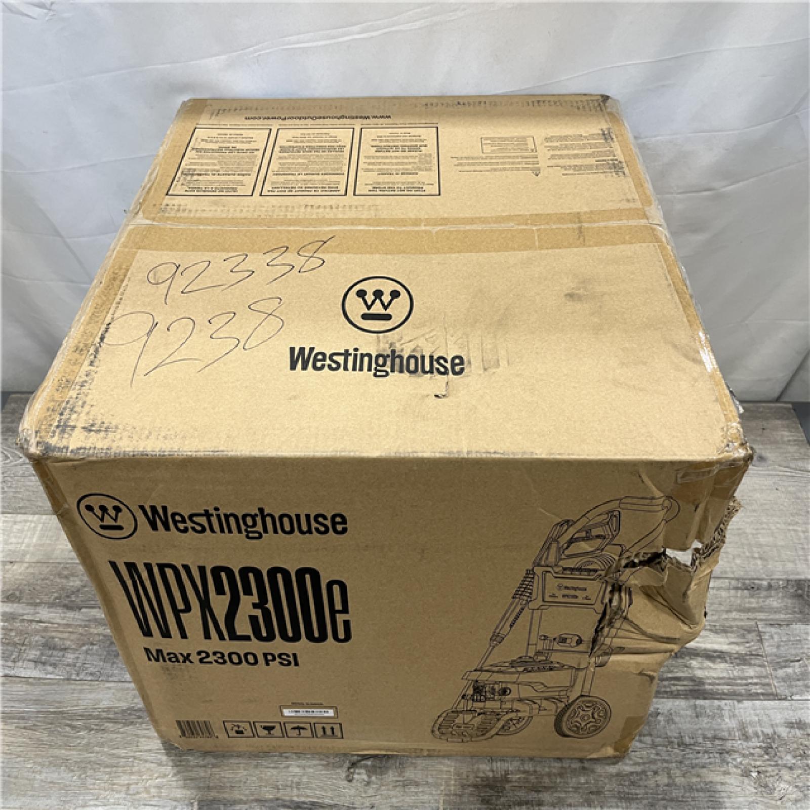 NEW - Westinghouse 2300 Max PSI 1.76 Max GPM 13 Amp Cold Water Electric Powered Pressure Washer with Turbo Nozzle and 5-Quick Connect Tips