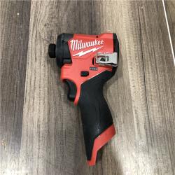 AS-IS Milwaukee FUEL 12V Lithium-Ion Brushless Cordless 1/4 in. Hex Impact Driver (Tool-Only)