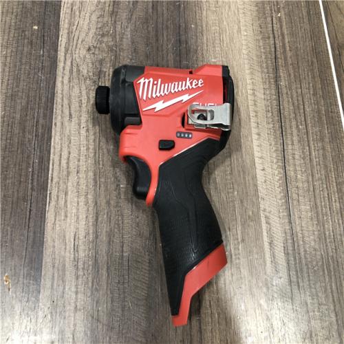 AS-IS Milwaukee FUEL 12V Lithium-Ion Brushless Cordless 1/4 in. Hex Impact Driver (Tool-Only)