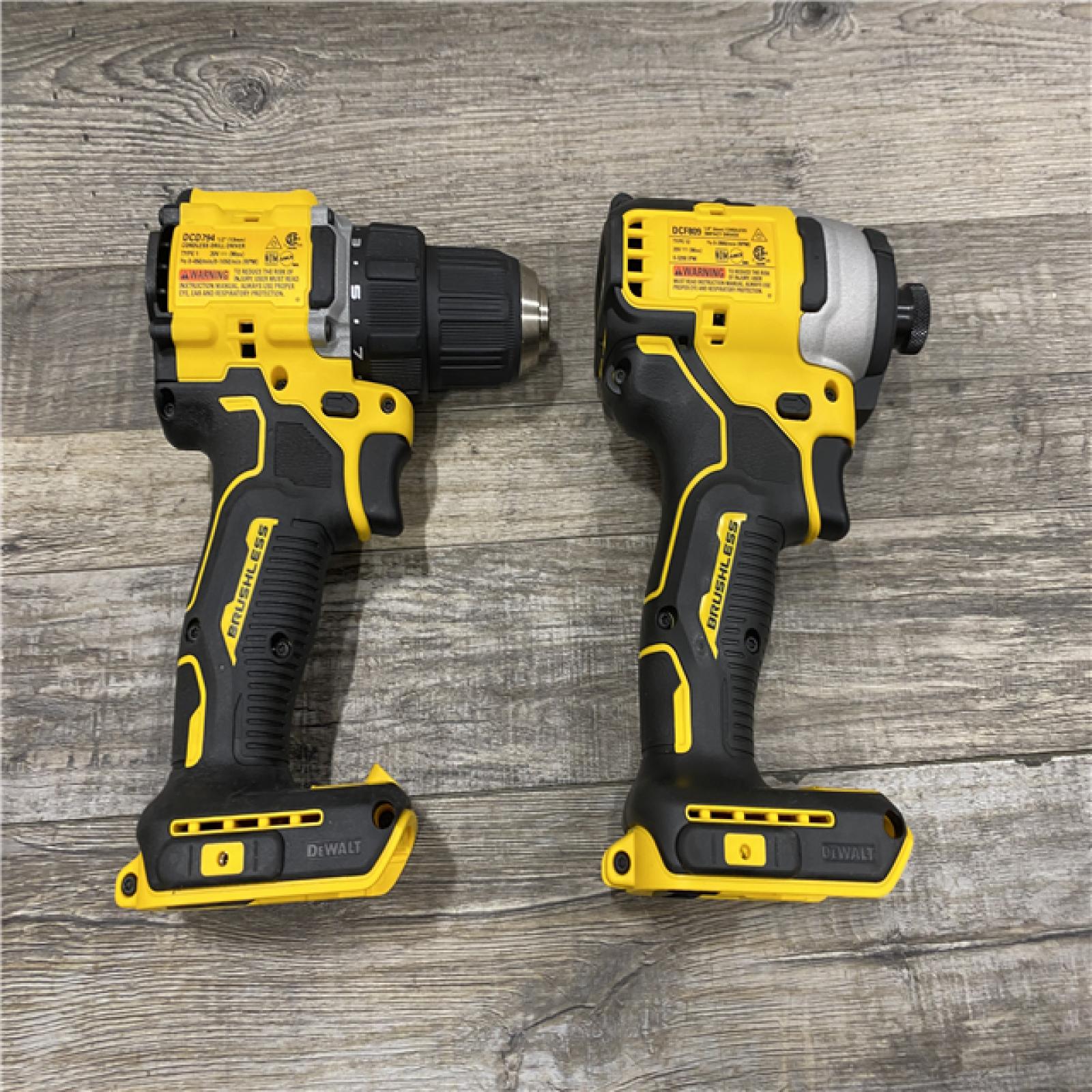AS-IS DEWALT ATOMIC 20-Volt MAX Lithium-Ion Cordless Combo Kit