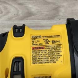 AS-IS DEWALT FLEXVOLT 60V Cordless 7 in. Angle Grinder (Tool-Only)