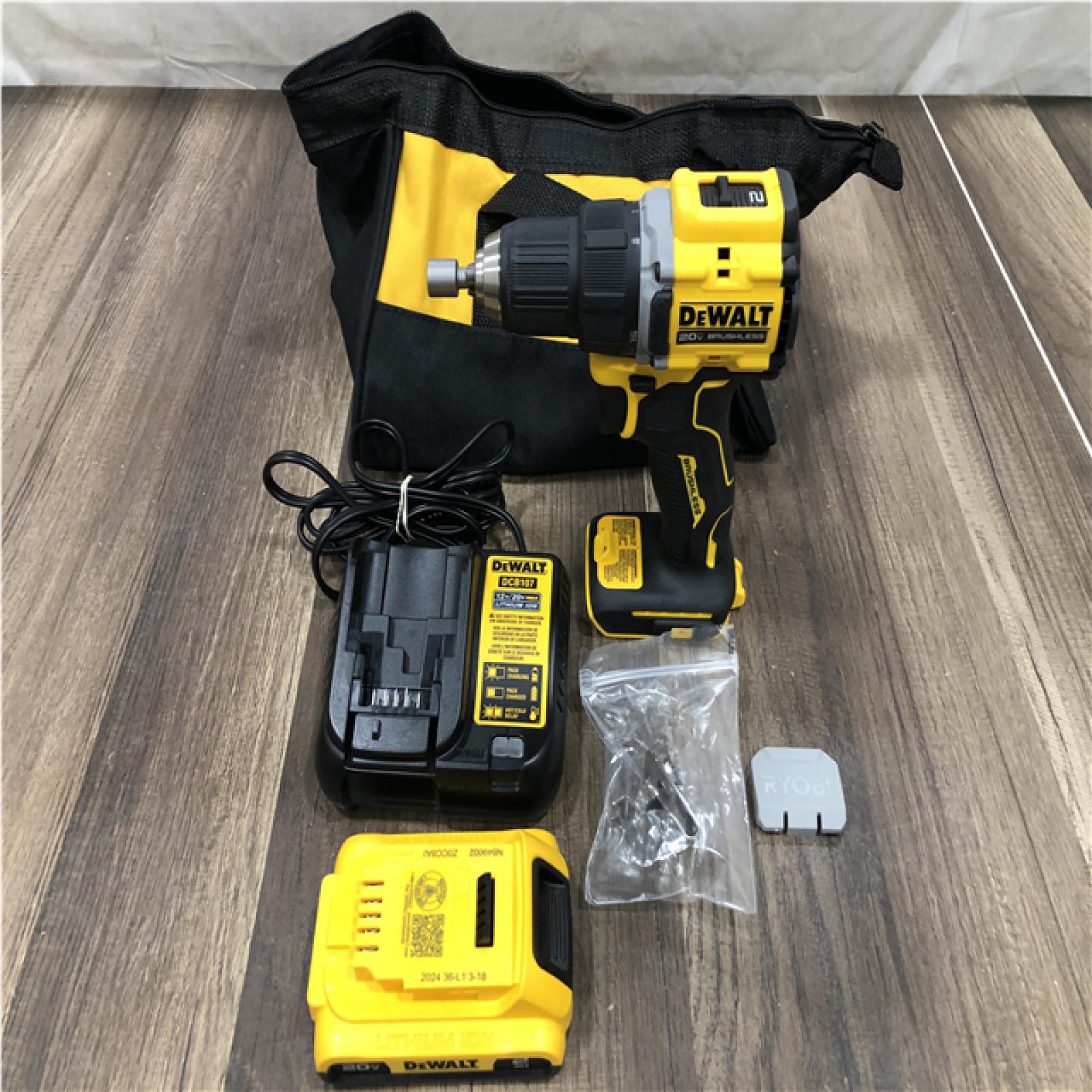 AS-IS DEWALT Atomic 20V Lithium-Ion Cordless Compact 1/2 in. Drill/Driver Kit