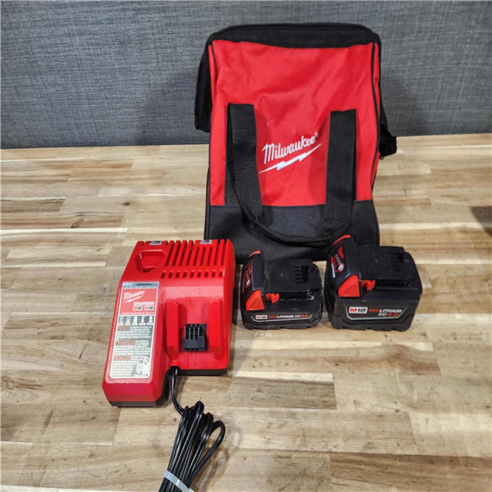 HOUSTON LOCATION - AS-IS Milwaukee  18-Volt Lithium-Ion Brushless Cordless Compact Hammer Drill/Impact Combo Kit